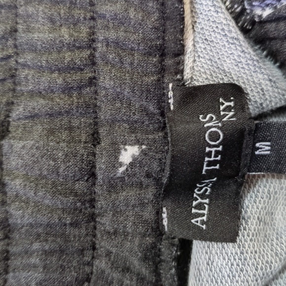 Alyssa Thomas New york set Hoodie with Short with star color Gray/white size M - Picture 5 of 7